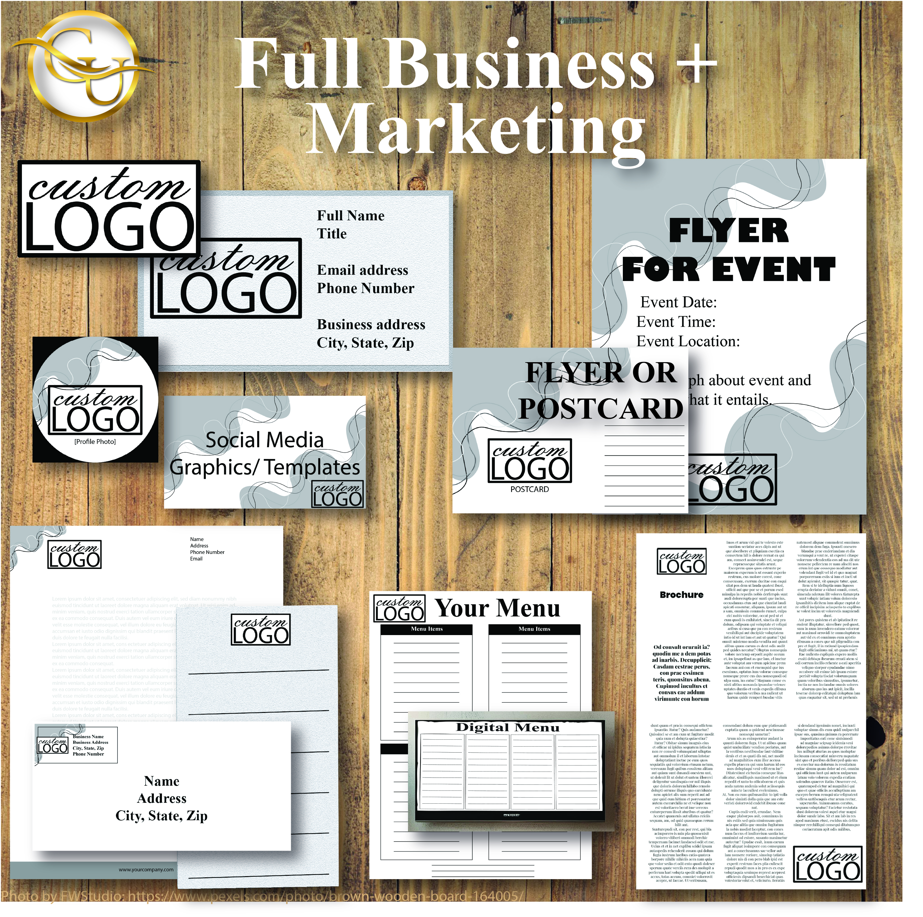 Full Business + Marketing mockup